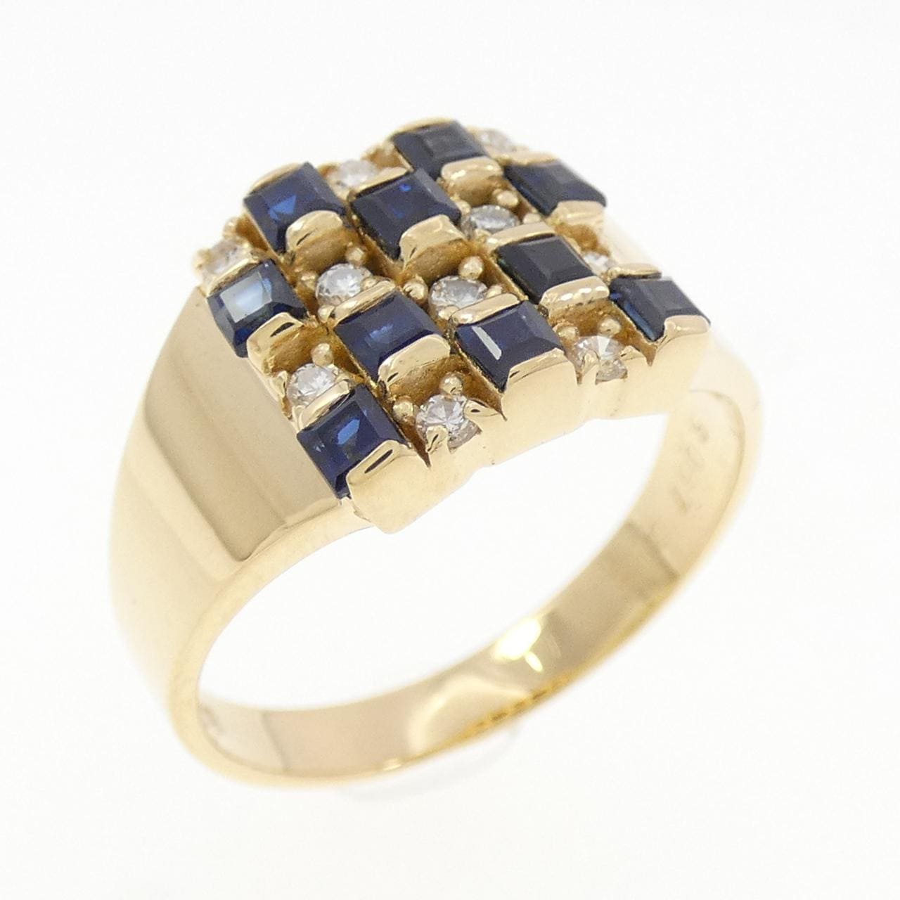 K18YG サファイヤ リング 0.67CT