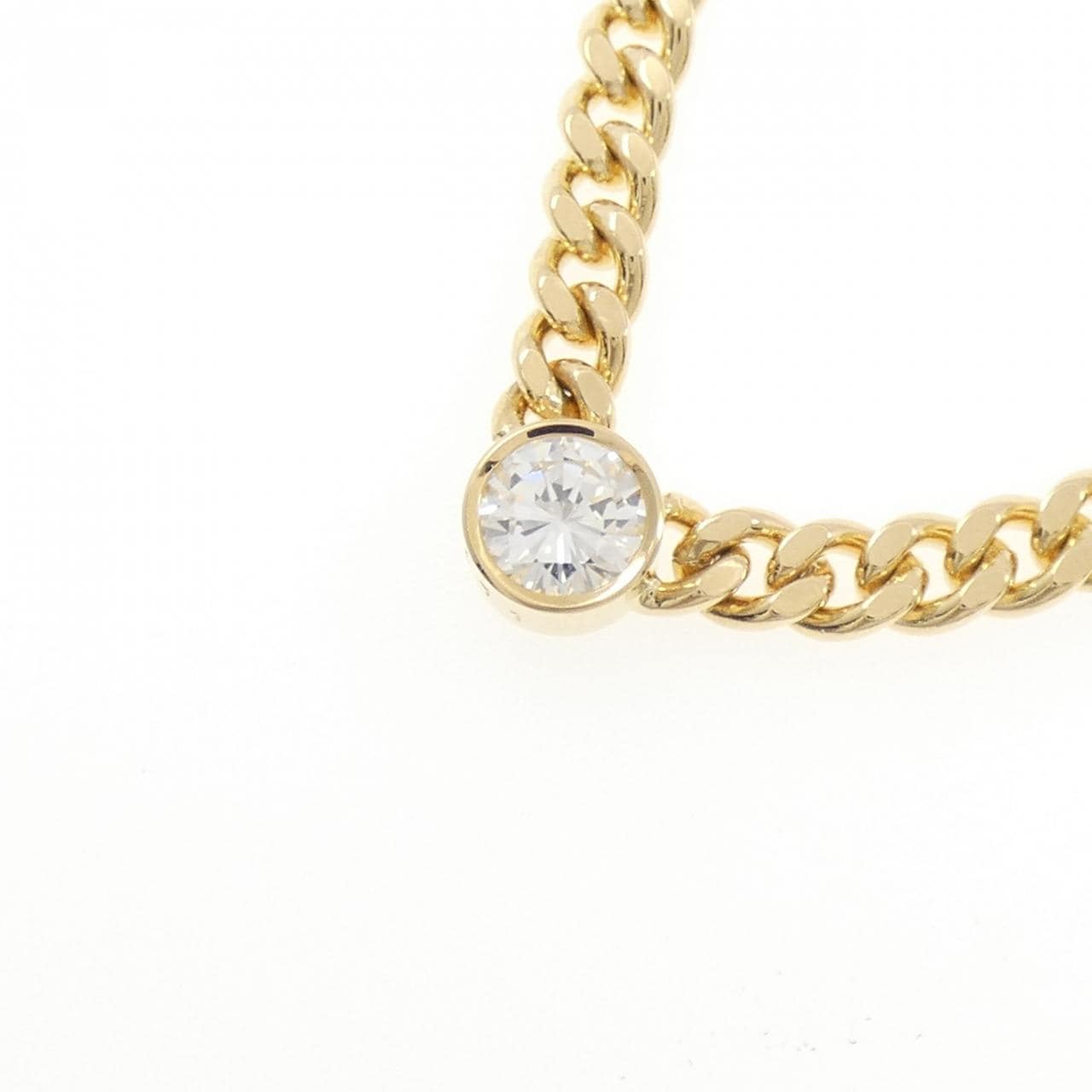 K18YG ダイヤモンド ネックレス 0.71CT