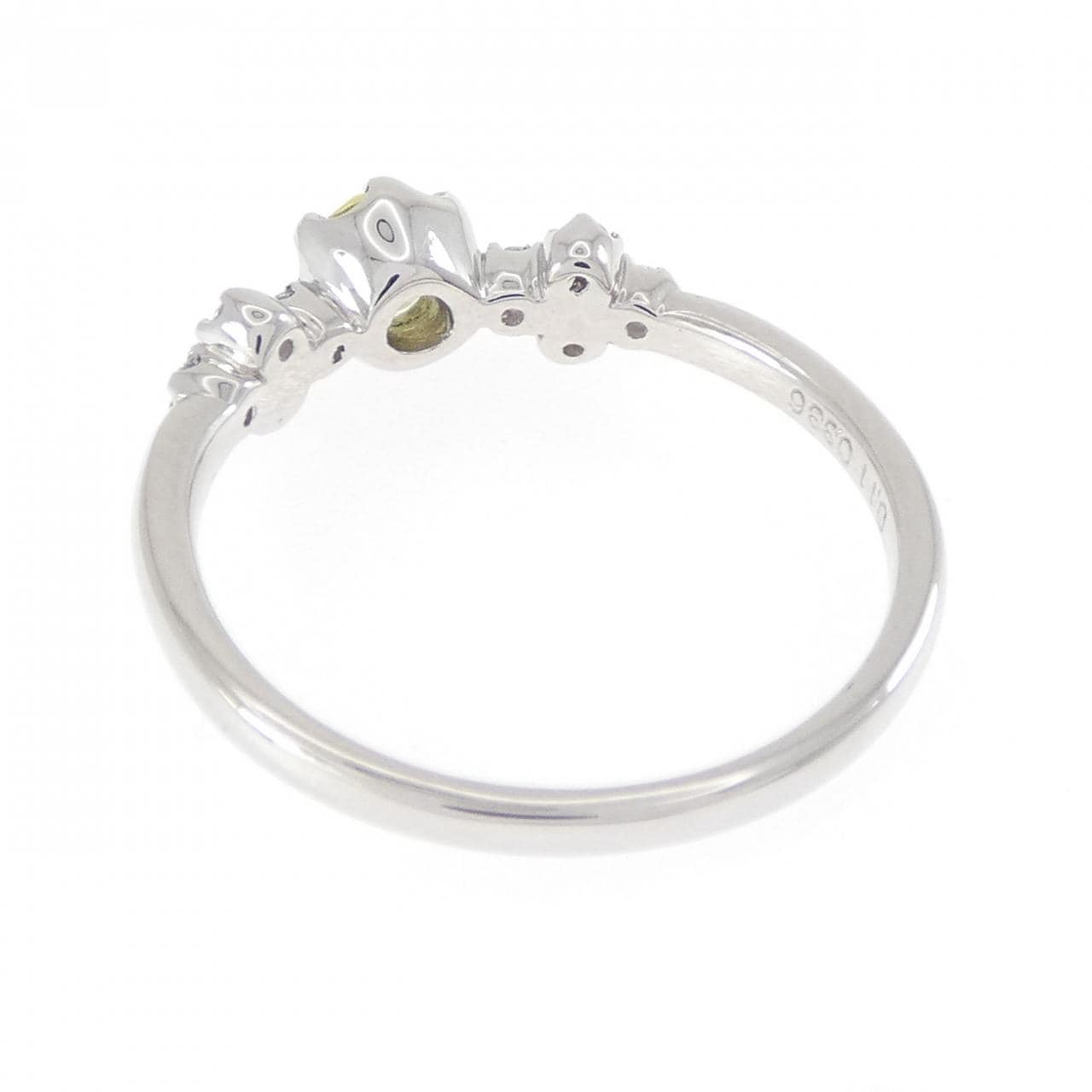 PT900 ペリドット リング 0.336CT