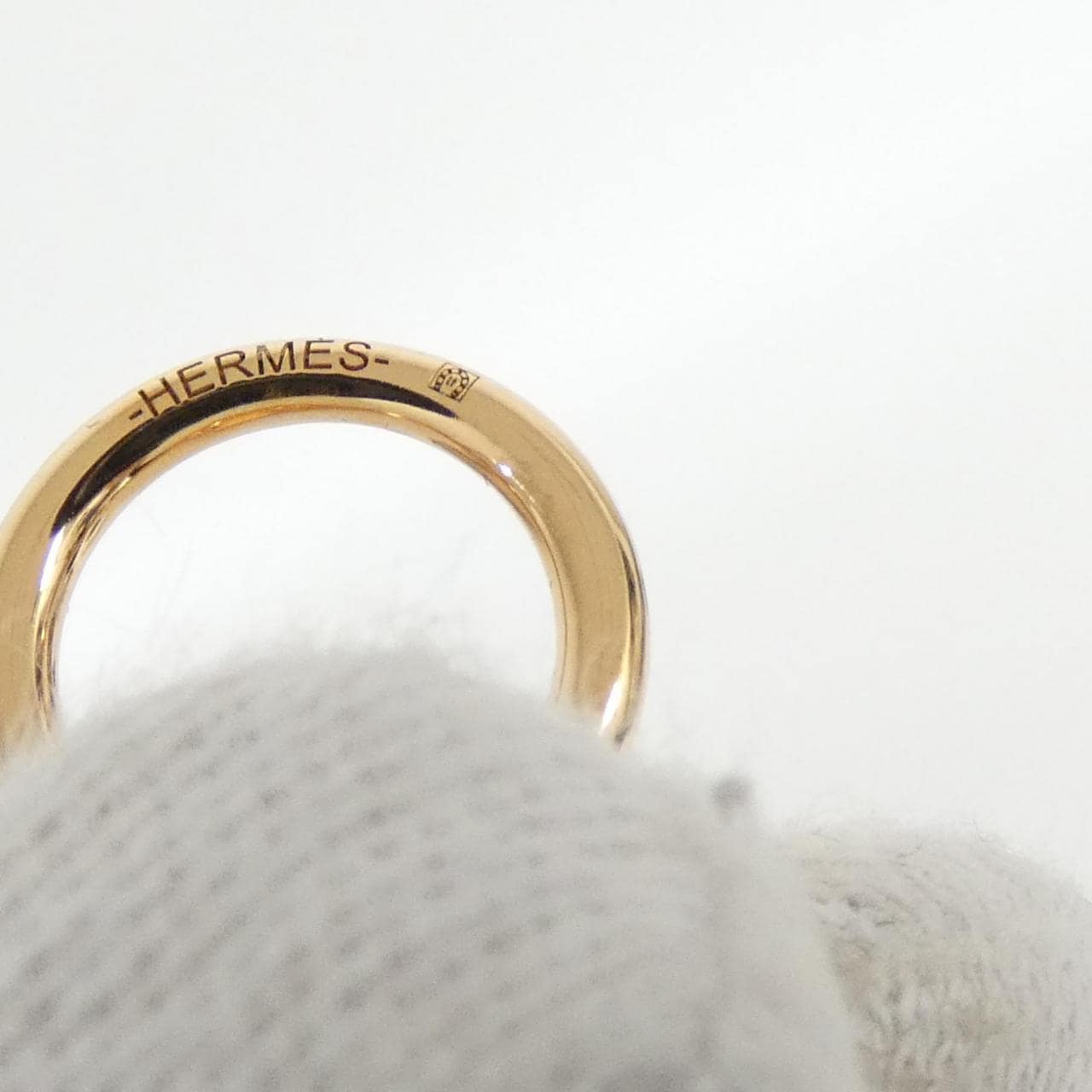 エルメス チャーム モール ET JOUET 603329S スカーフリング