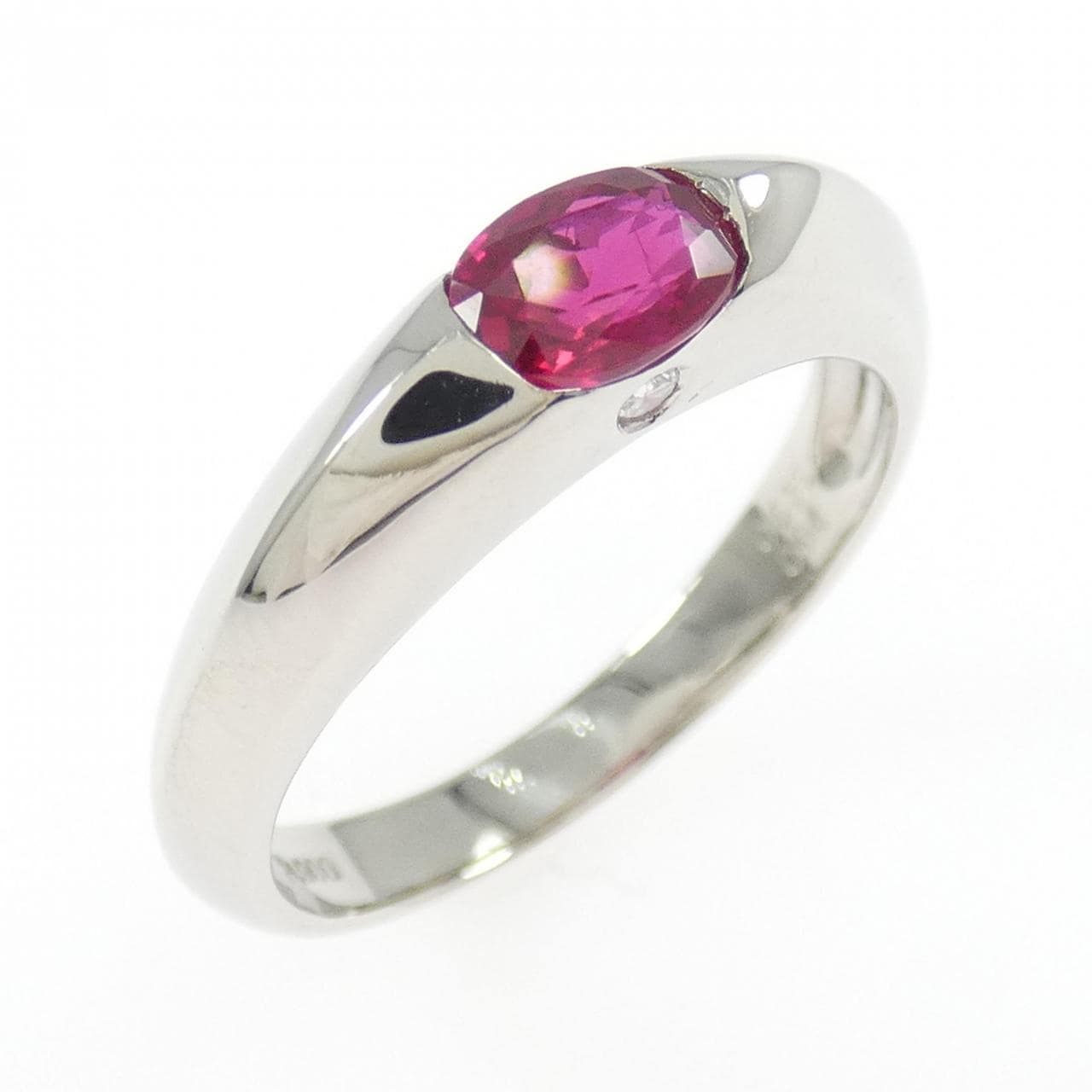 PT900 ルビー リング 0.635CT