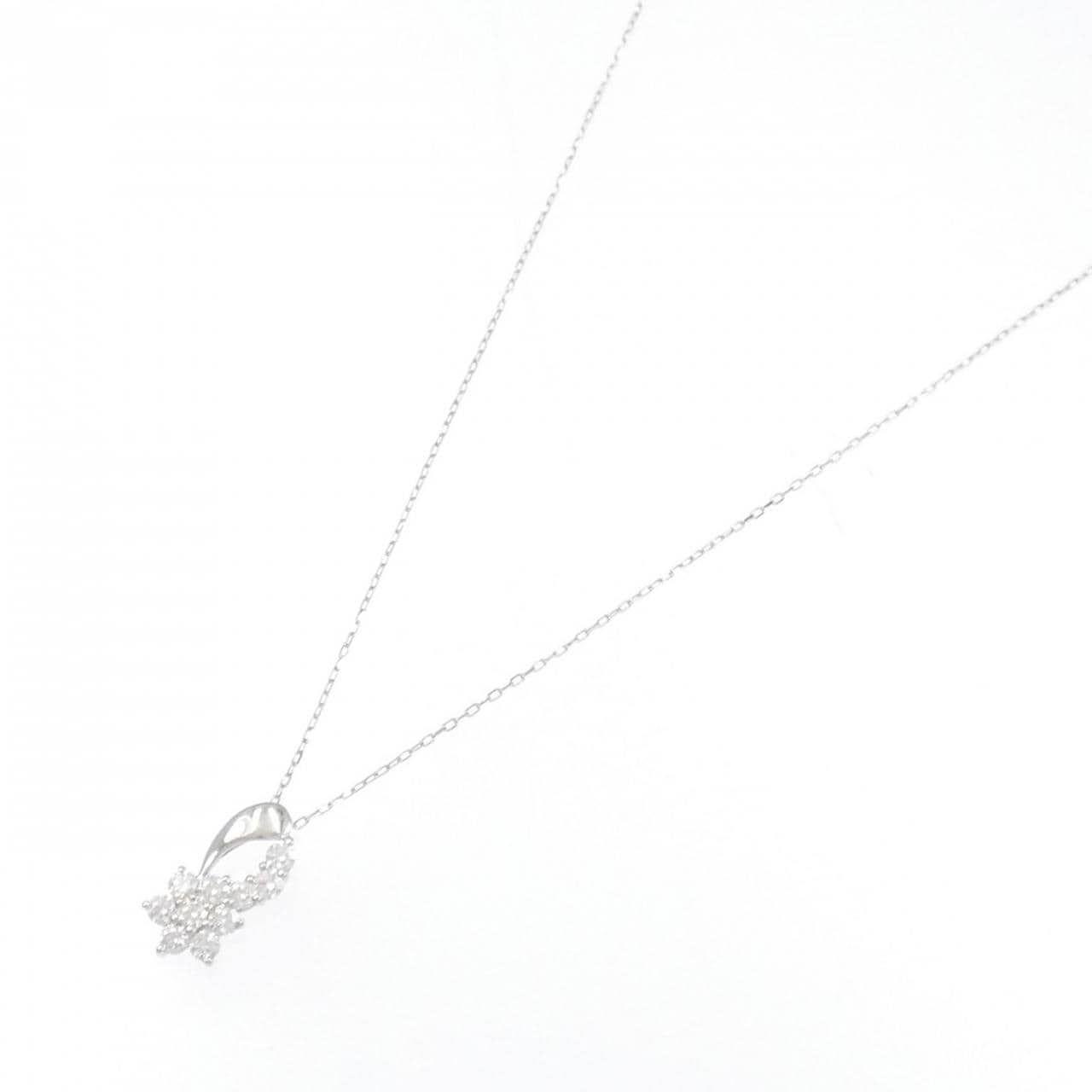 [BRAND NEW] PT Diamond Necklace 0.20CT