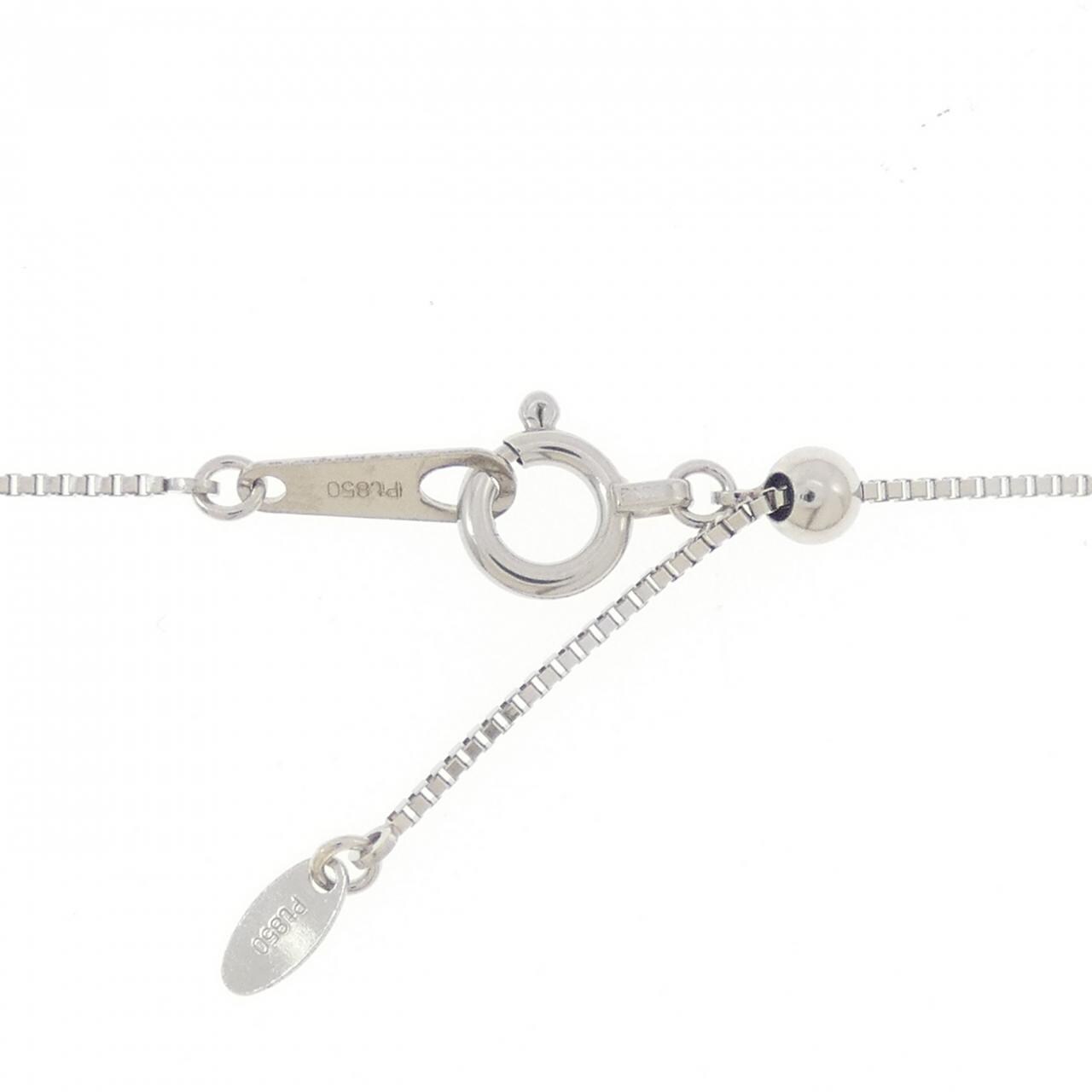 PT900/PT850 ルビー ネックレス 0.52CT