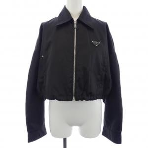 プラダ PRADA トライアングルロゴ クロップドブルゾンジャケット 292101 S231 1WQ8 ブルゾン