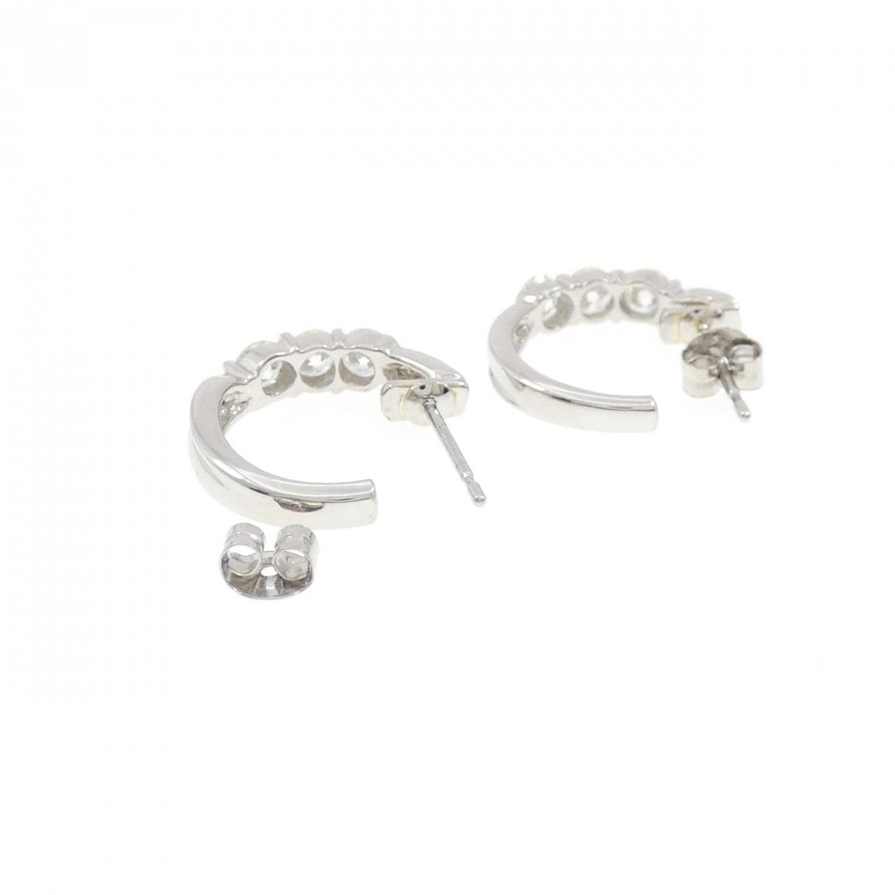 PT900 ダイヤモンド ピアス 0.78CT