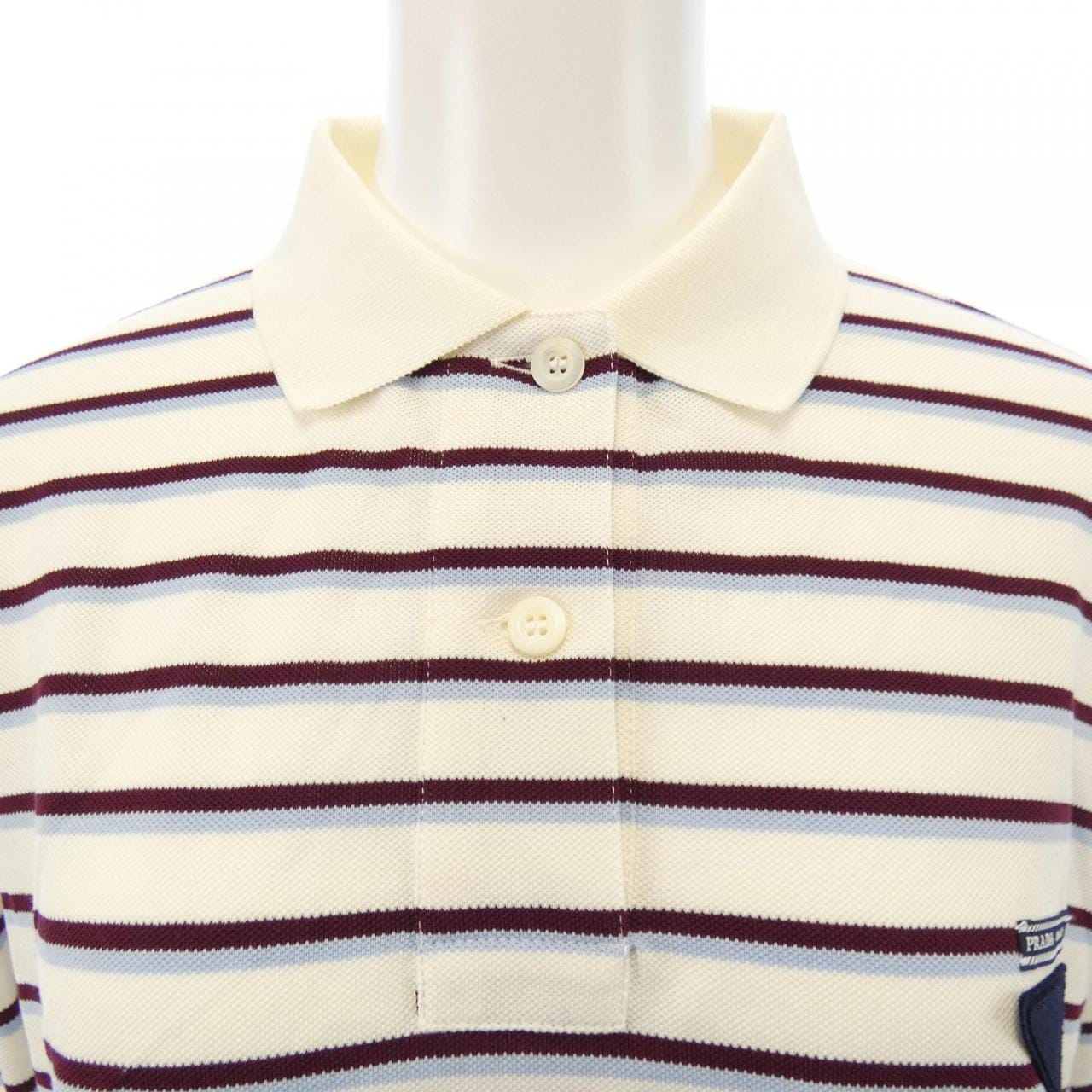 プラダ PRADA STRIPED PIQUE 39608 SOOO 16WC ポロシャツ