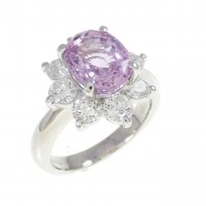 PT900 サファイヤ リング 3.22CT スリランカ産