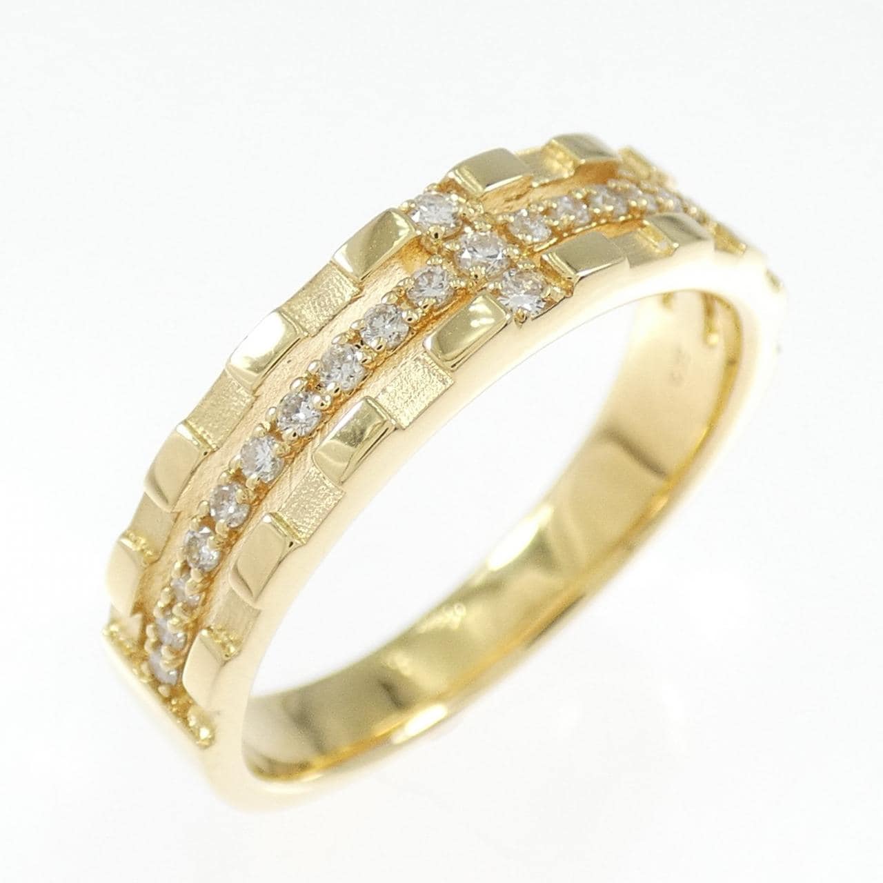 K18YG ダイヤモンド リング 0.15CT