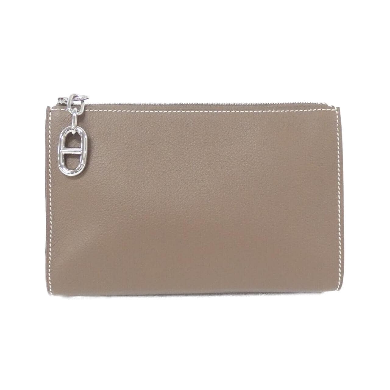 [未使用品] HERMES Zip Engou Chaine Dunkle PM 084321CK 小袋