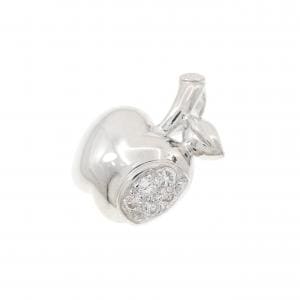 PT900 アップル ダイヤモンド ペンダント 0.09CT