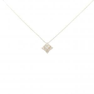 【新品】K10YG ダイヤモンド ネックレス 0.20CT
