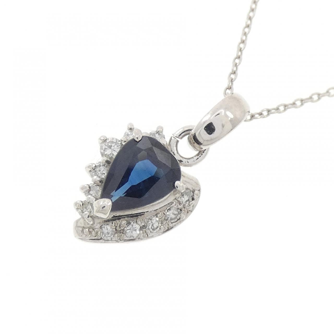 PT850 サファイヤ ネックレス 0.83CT