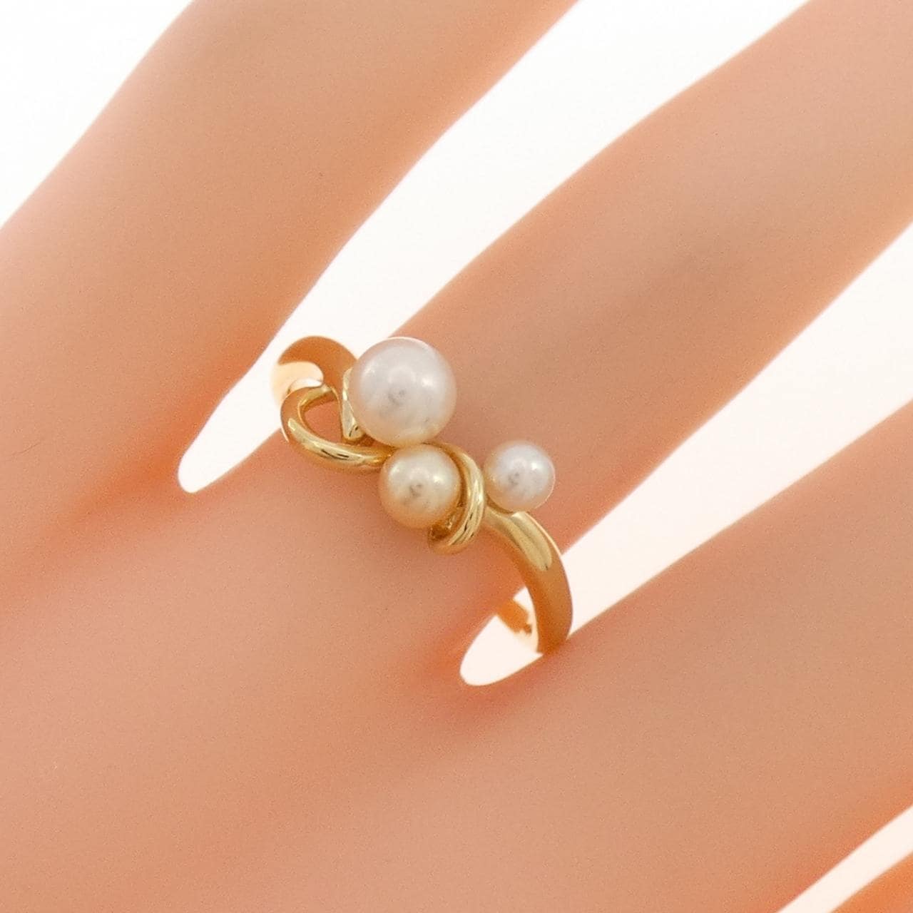 タサキ 淡水パール リング