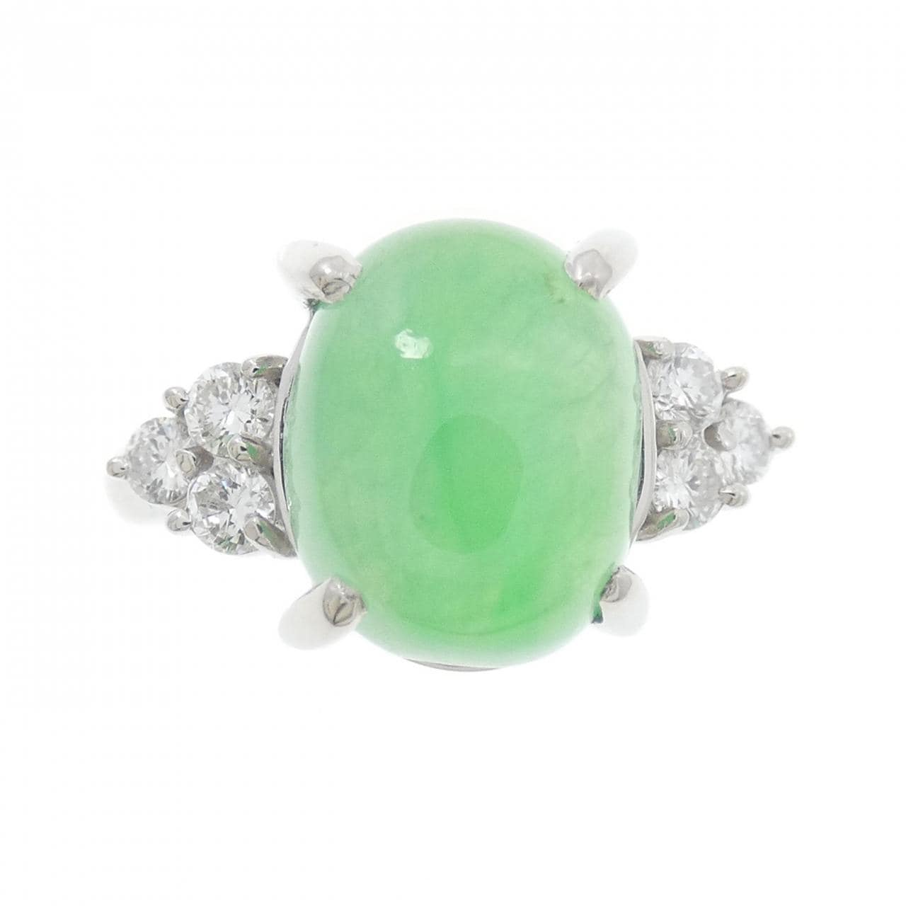 PT900 ヒスイ リング 5.00CT