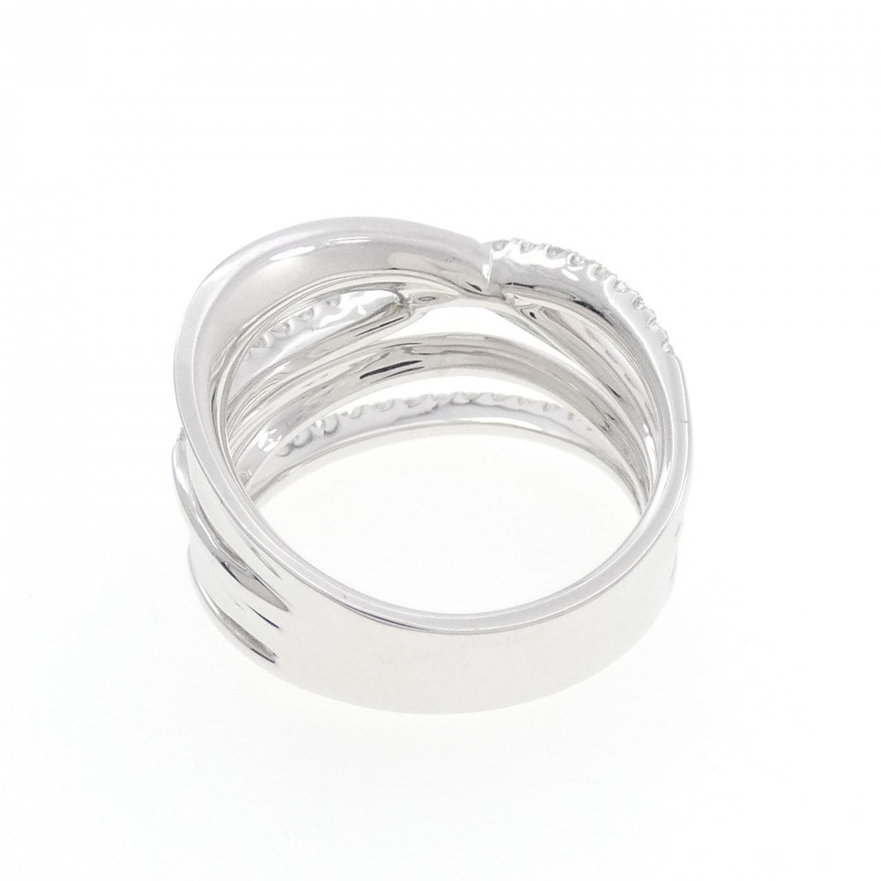 750WG ダイヤモンド リング 0.39CT