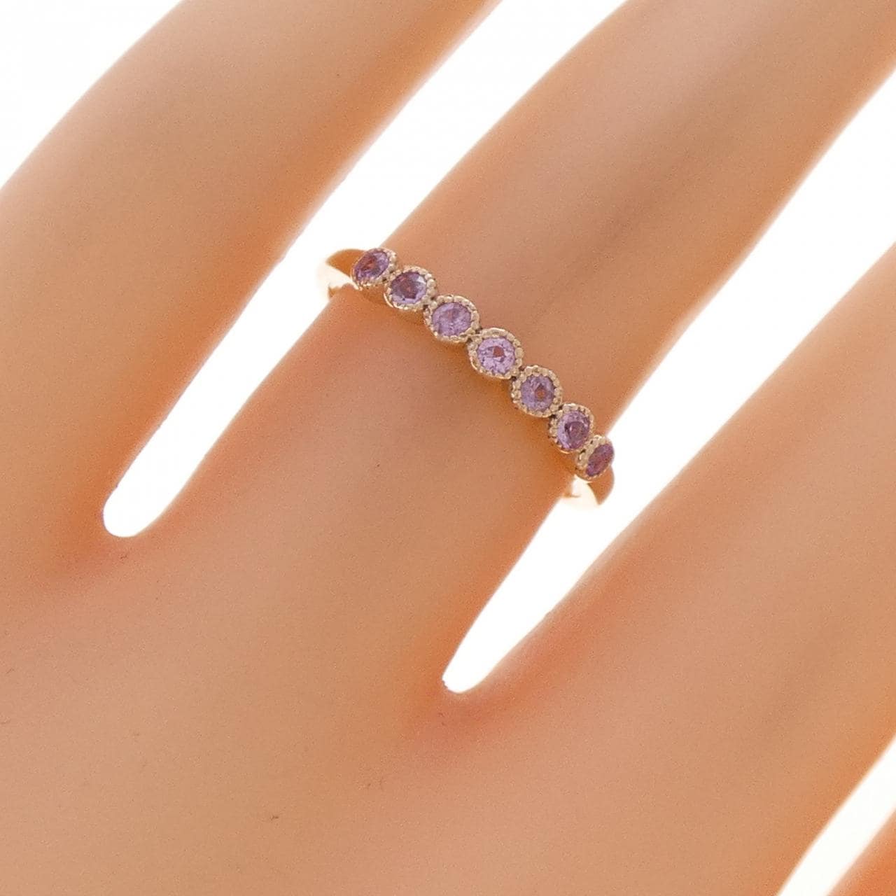 K10PG サファイヤ リング