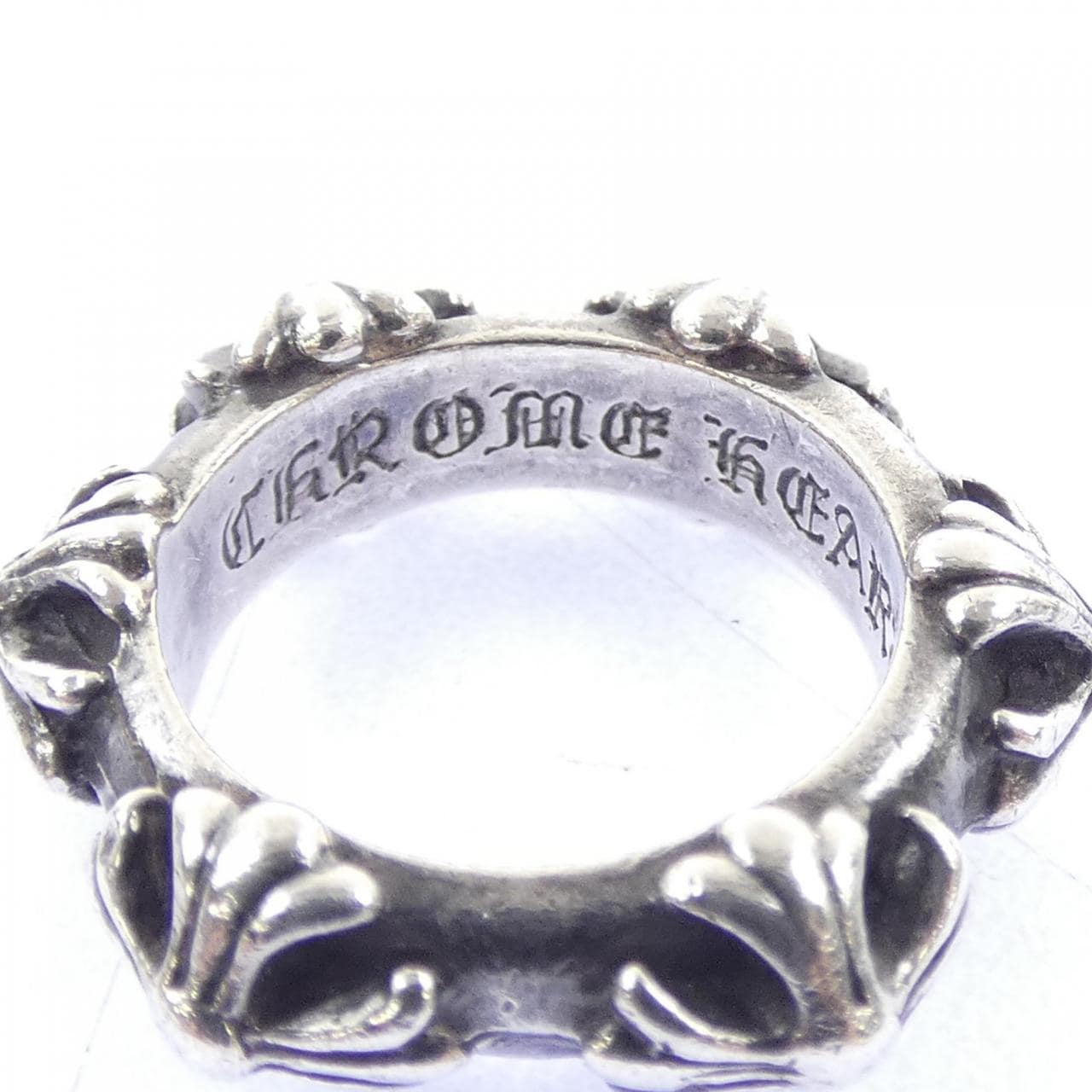クロムハーツ CHROME HEARTS CROSS BAND 2356 304 4000 RING