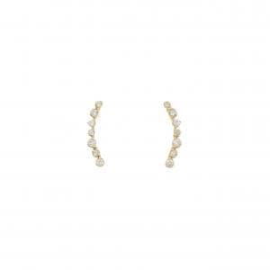 K18YG ダイヤモンド ピアス 0.12CT