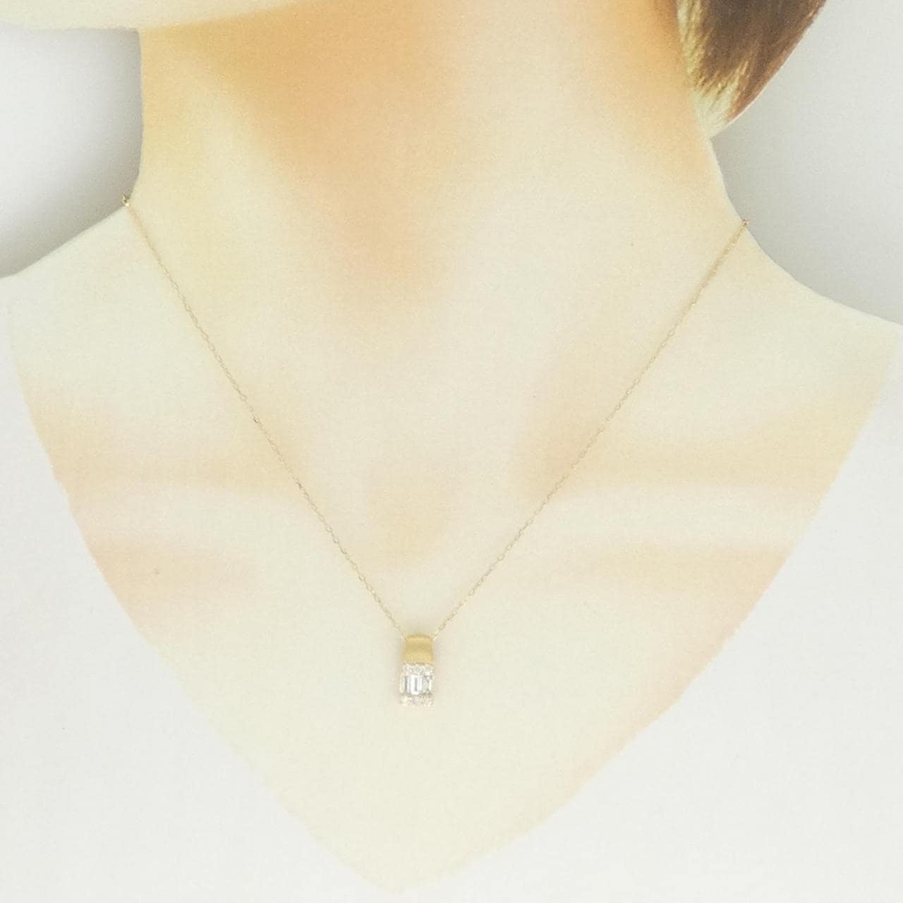 K18YG ダイヤモンド ネックレス 0.40CT