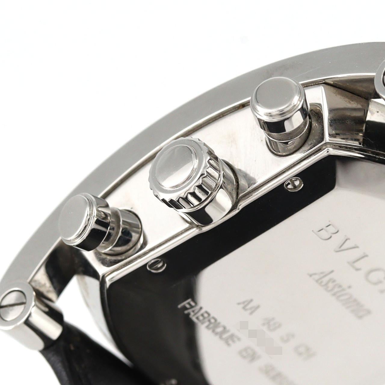 【ノーメンテナンス特価】ブルガリ アショーマクロノ JAPAN LIMITED AA48SCH/AA48C6SLDCH/JP SS 自動巻