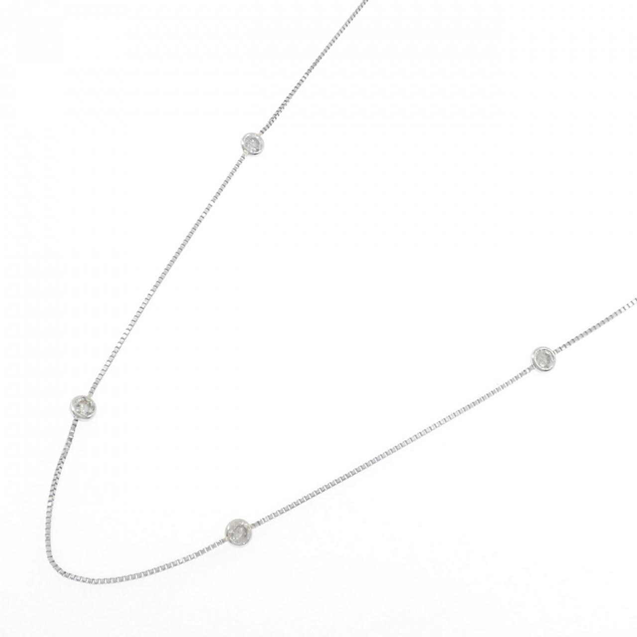 PT850 ダイヤモンド ネックレス 1.58CT