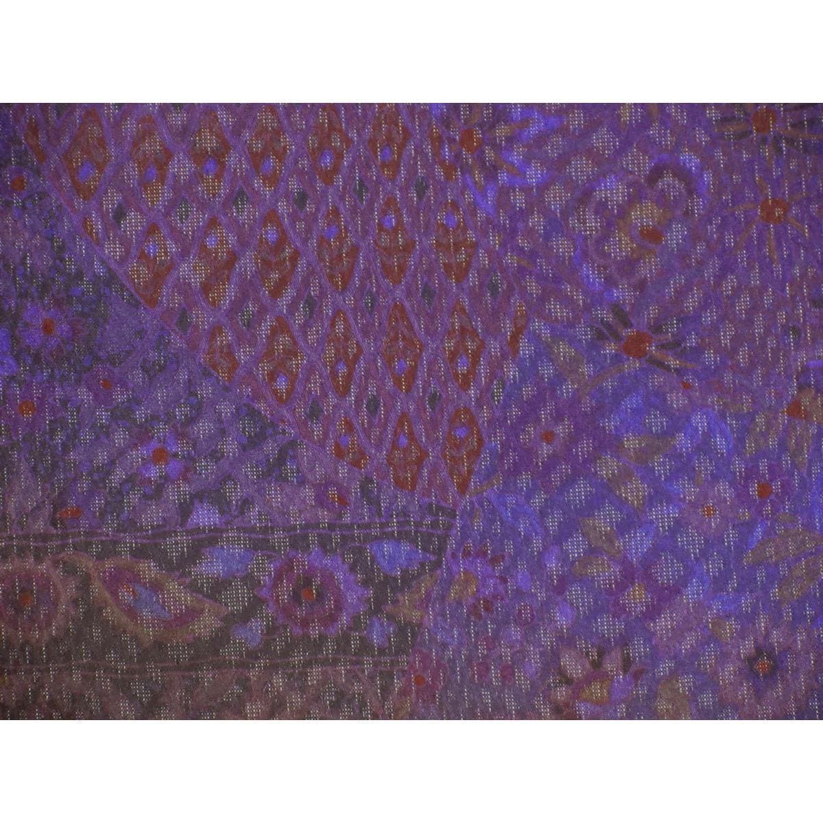 【新品】単衣　紋紗織訪問着　友禅加工ボカシ染