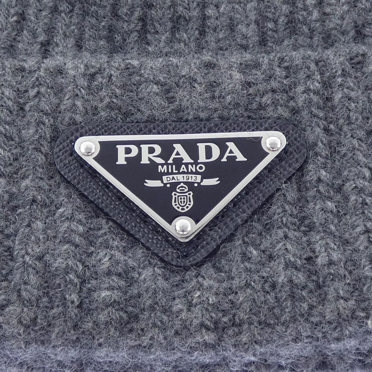 プラダ PRADA トライアングルロゴ UMD489 S211 3IM ニットキャップ