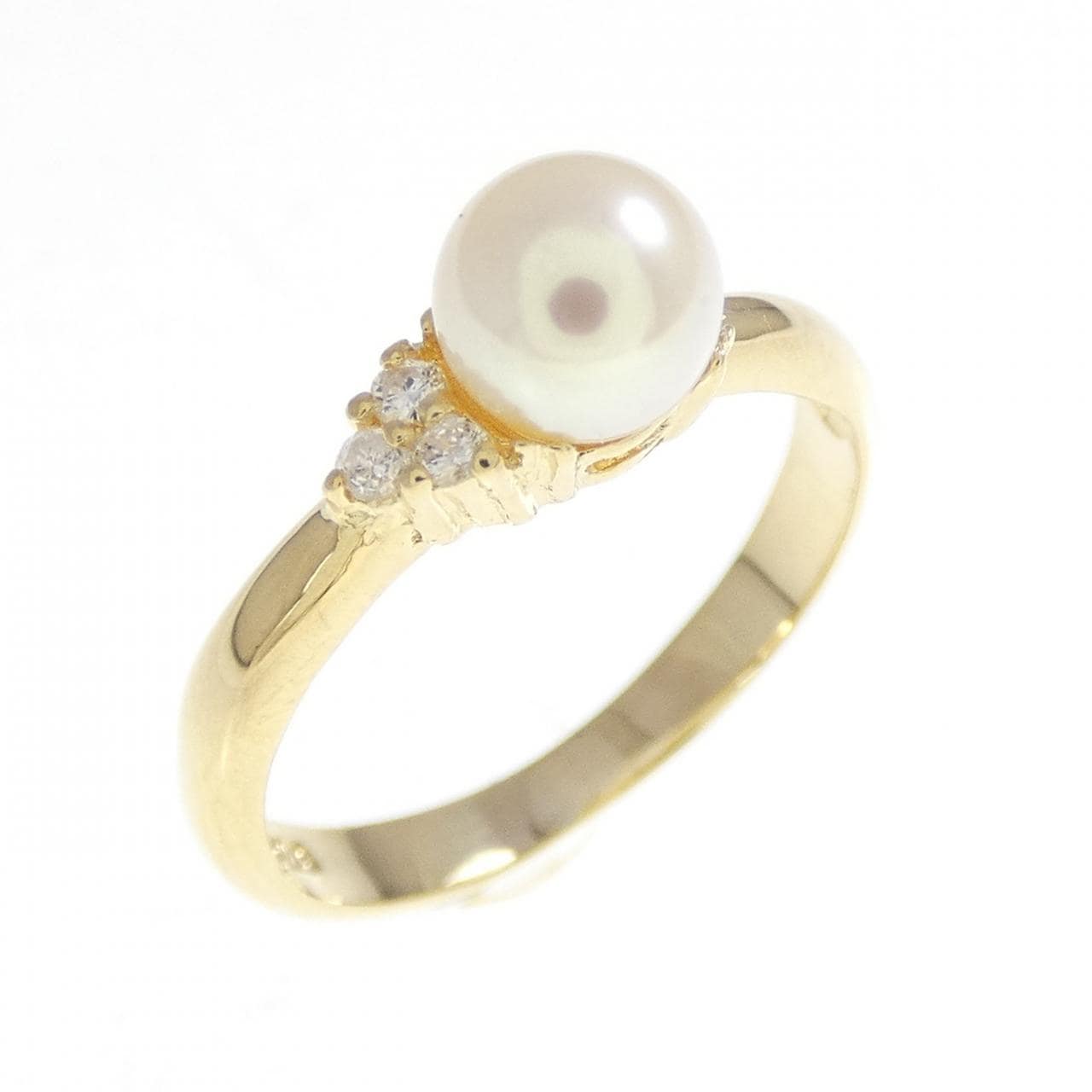 K18YG アコヤパール リング 5.1mm