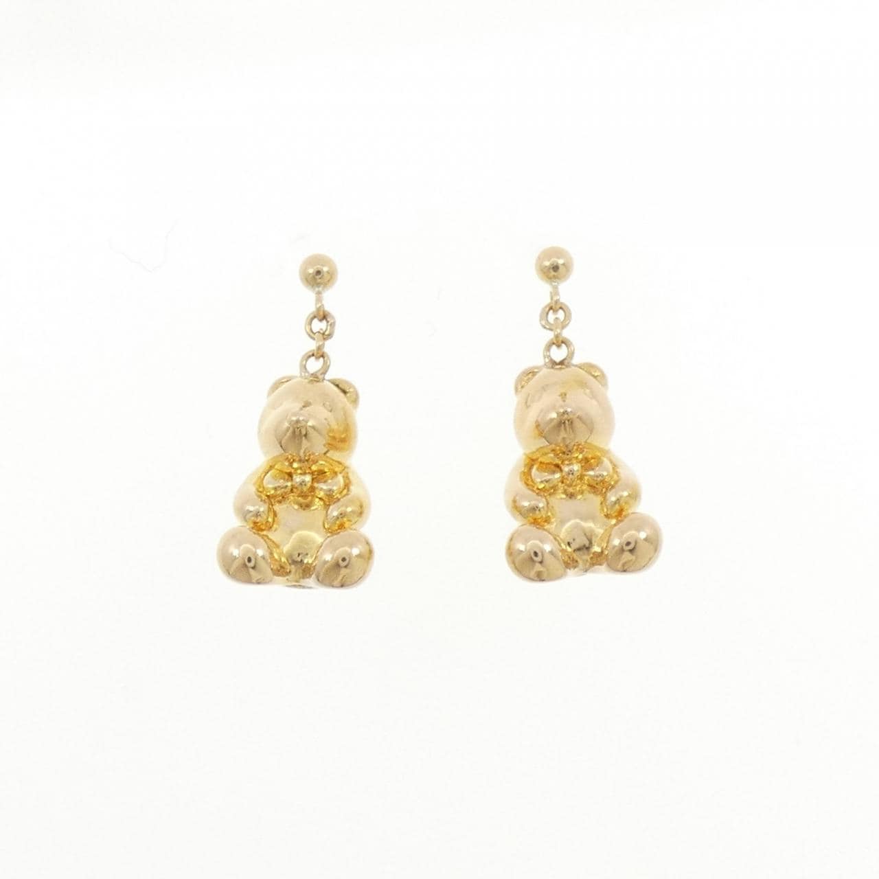 K18YG ベア ピアス