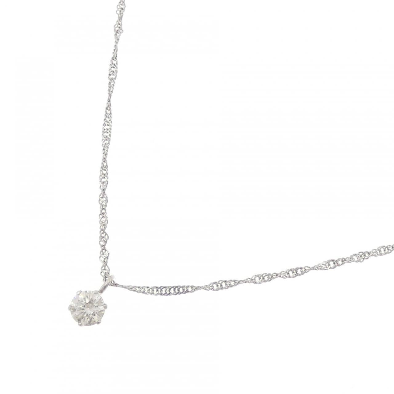 PT850 ソリティア ダイヤモンド ネックレス 0.20CT