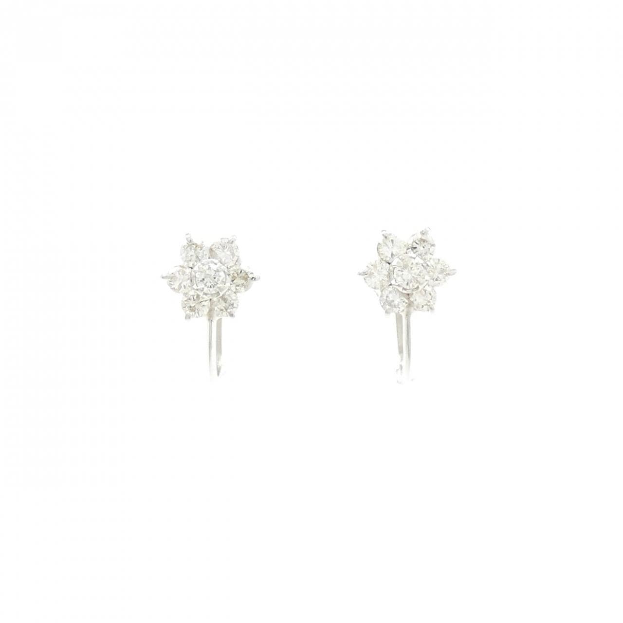 PT900 ダイヤモンド イヤリング 0.50CT