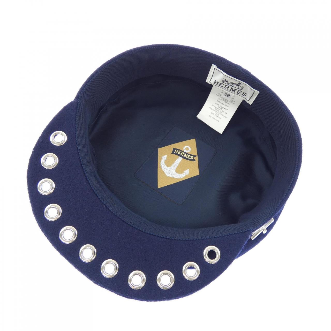エルメス HERMES シェーヌダンクル エルメスアンクル H232034N ヴォーバンセーラー キャップ
