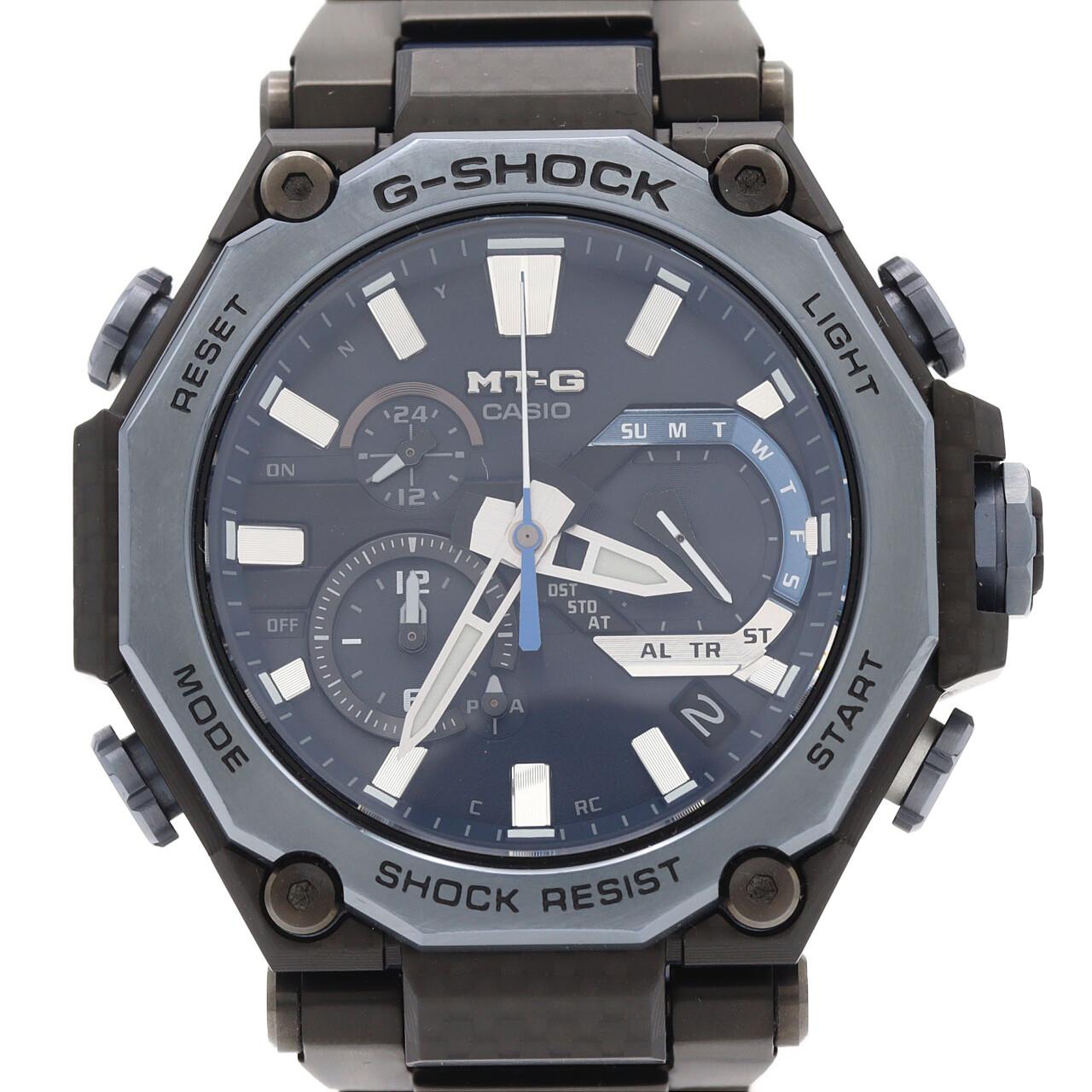 カシオ G-SHOCK･MT-G 電波時計 MTG-B2000YBD-2AJF SSxカーボン ソーラークォーツ