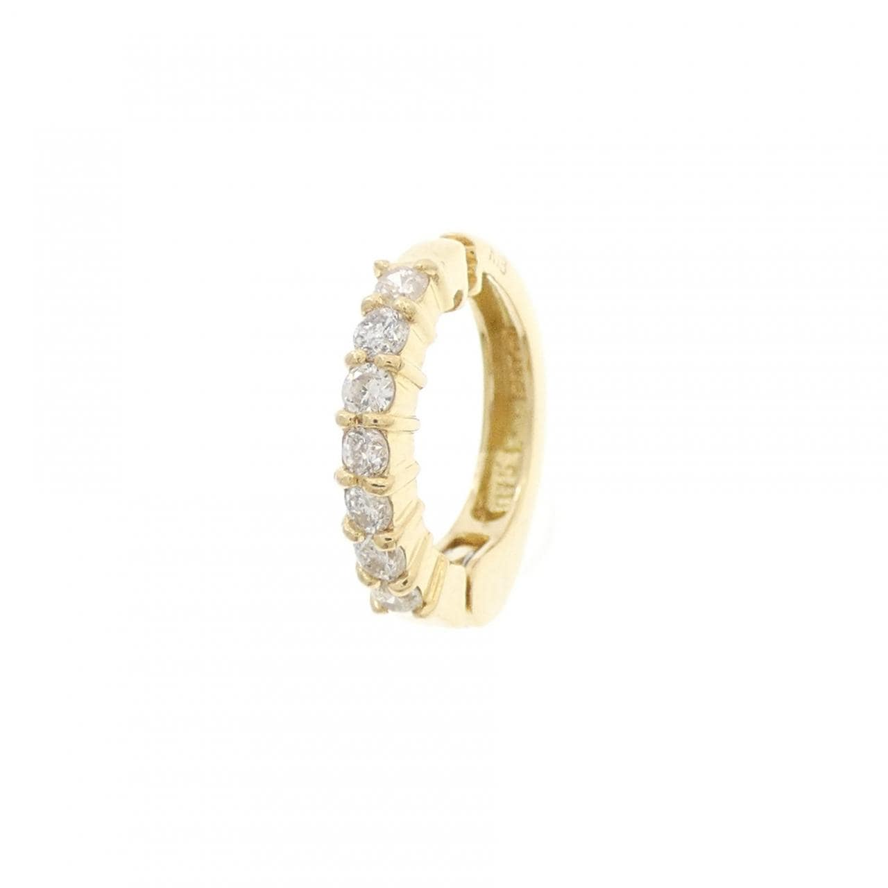 K18YG ダイヤモンド イヤリング 0.15CT 片耳