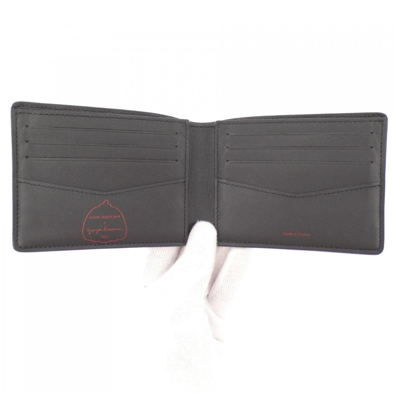 LOUIS VUITTON Taurillon (LV x YK) Portefeuille Slender M81902 Billfold