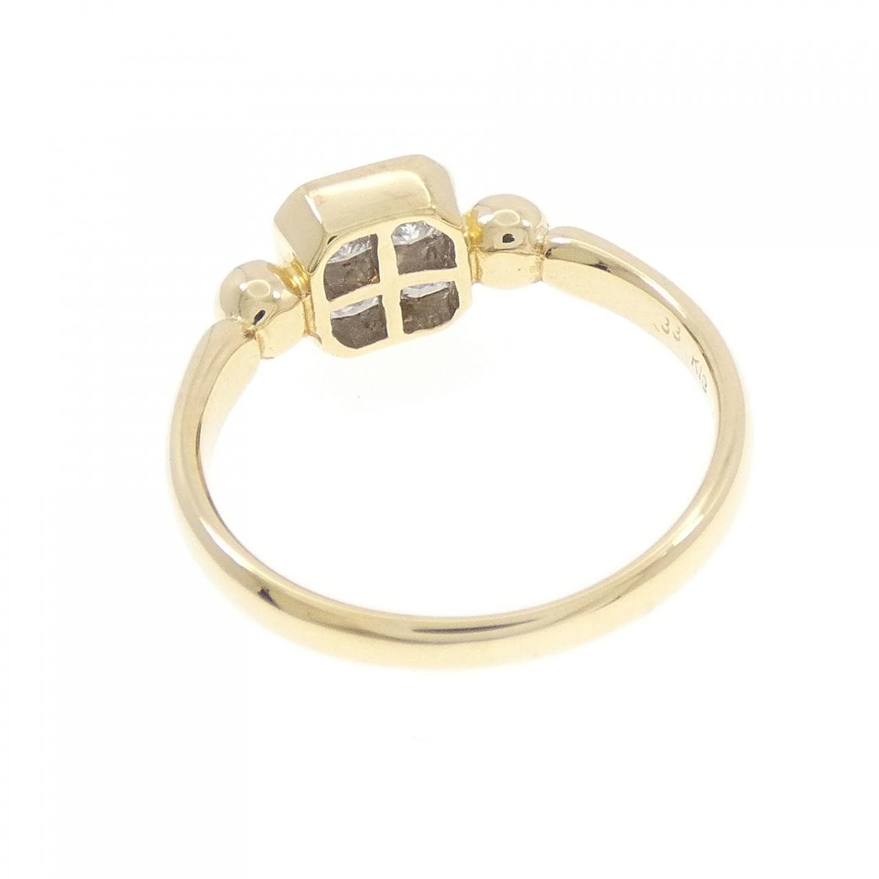 K18YG ダイヤモンド リング 0.42CT