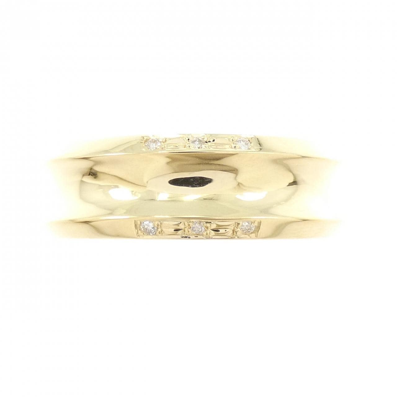 【新品】K18YG ダイヤモンド リング 0.04CT