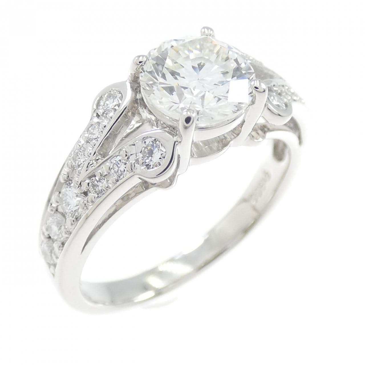 PT900 ダイヤモンド リング 1.050CT H SI1 VG