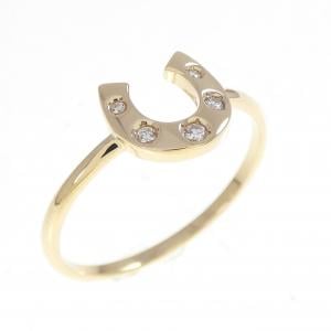 エテ ホースシュー ダイヤモンド リング 0.04CT