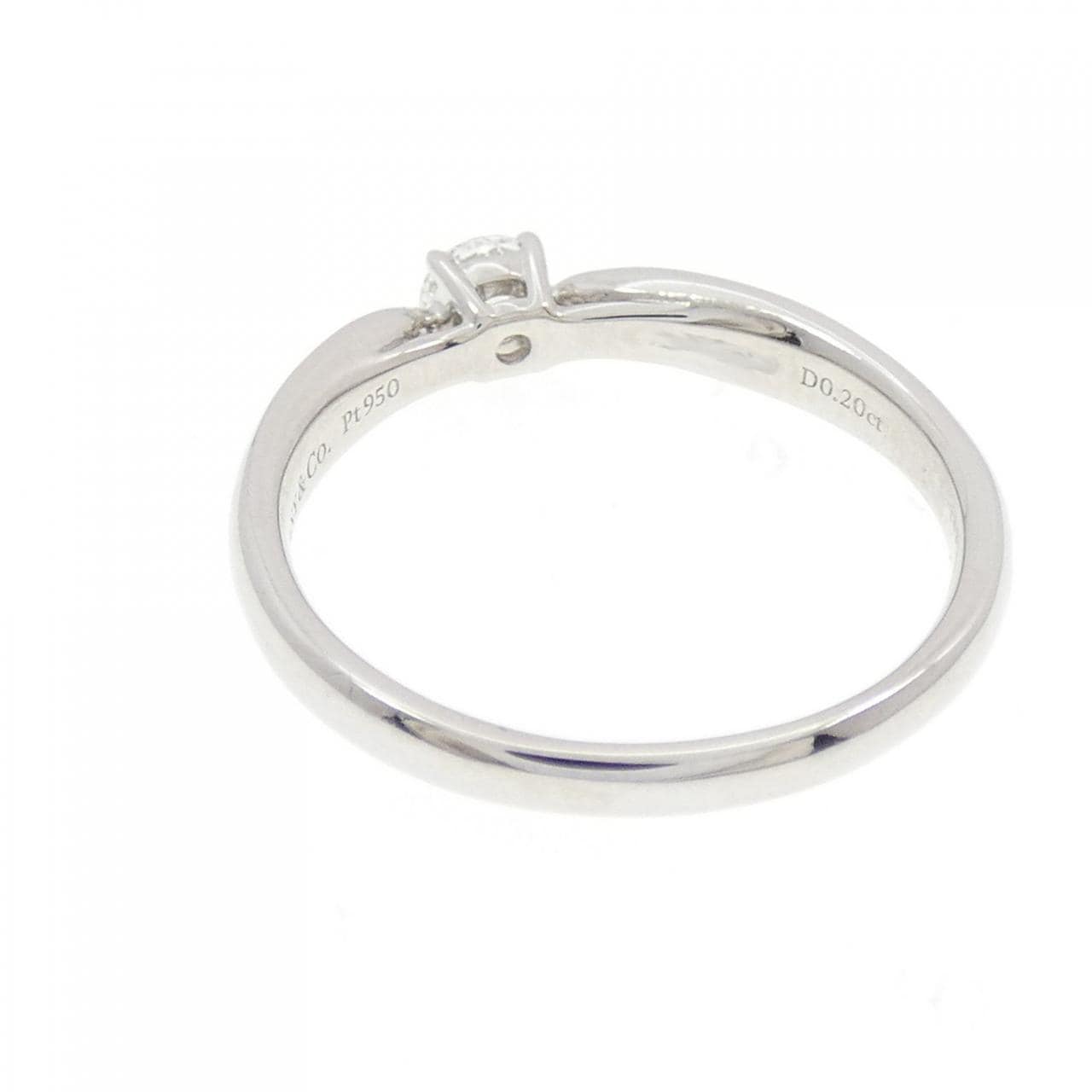 ティファニー ハーモニー リング 0.20CT F VS2 3EXT