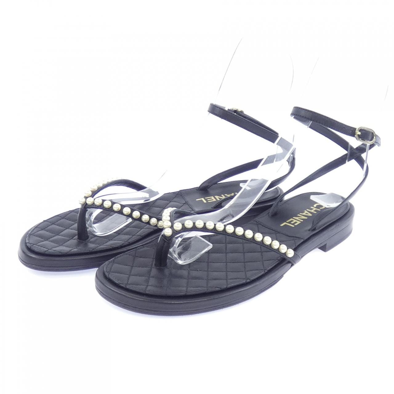 シャネル CHANEL G45678B16417 サンダル