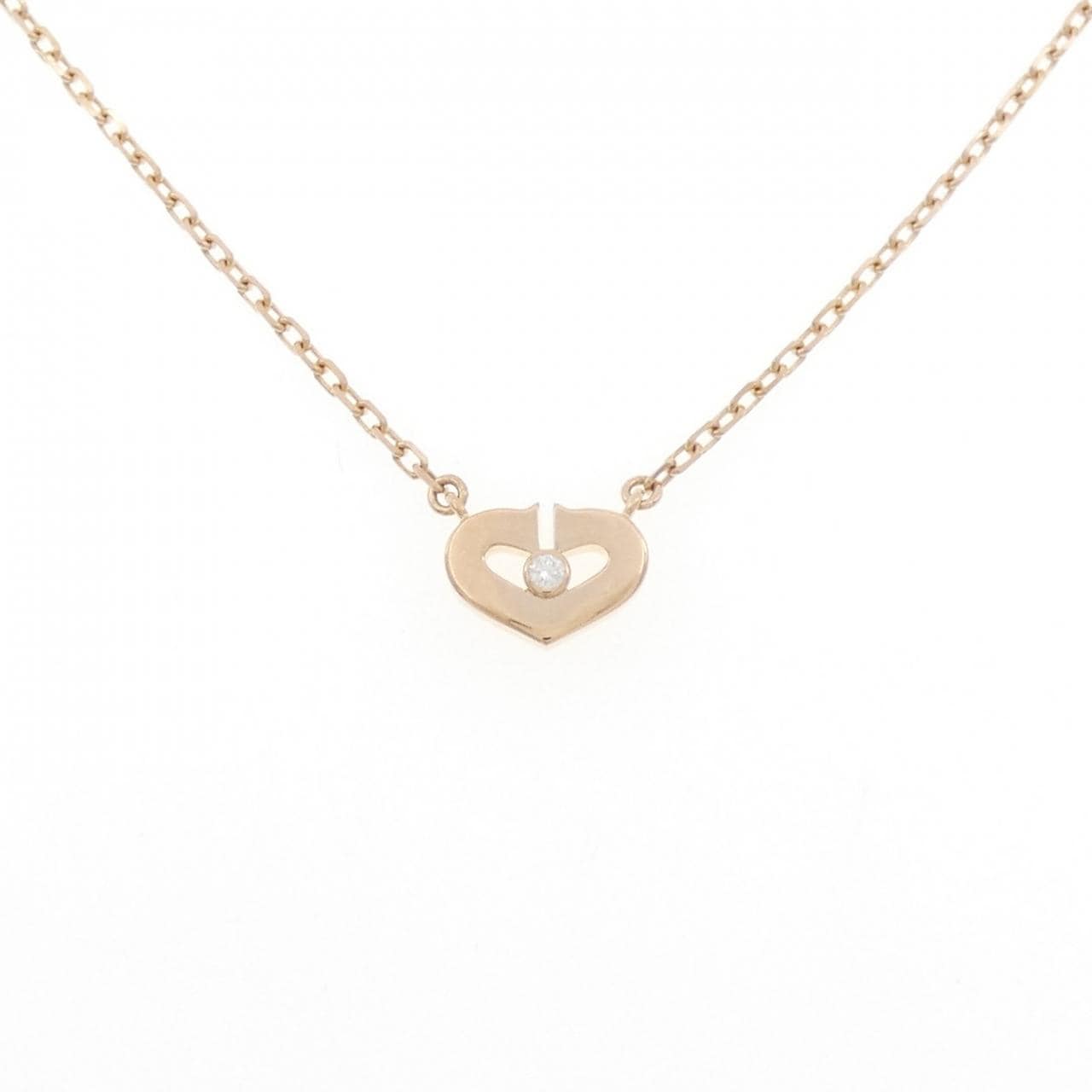 Cartier C heart small necklace