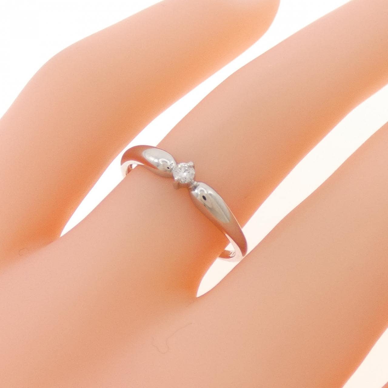 PT900鑽石戒指0.05克拉