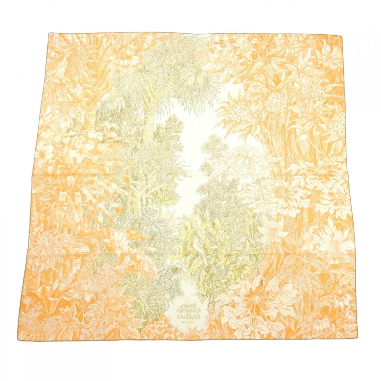 エルメス HERMES ALL' ORTO BOTANICO DI PALERMO H244121S カレジェアン140 ショール