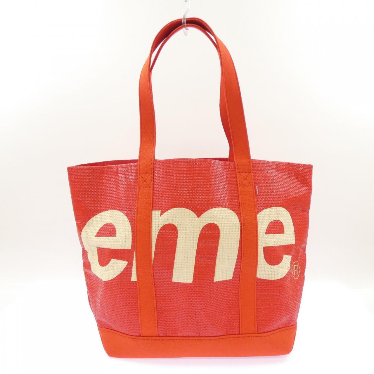 シュプリーム SUPREME RAFFIA TOTE BAG