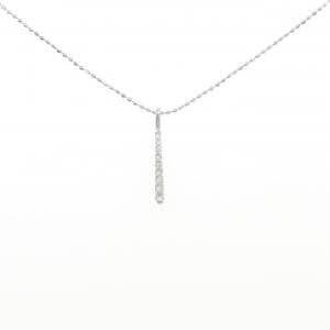 K18WG ダイヤモンド ネックレス 0.10CT