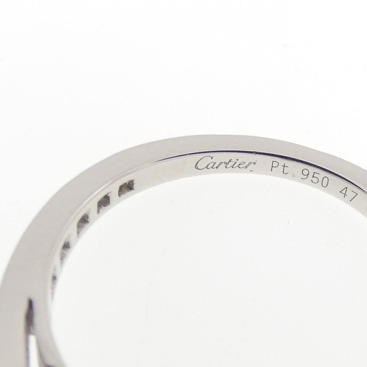 カルティエ バレリーナ リング 0.58CT G VVS2 VG