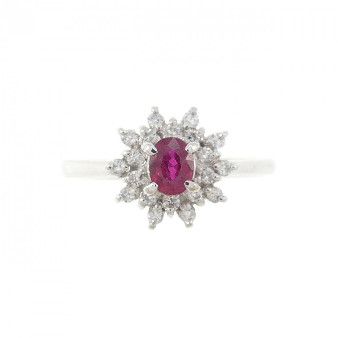 PT900 ルビー リング 0.28CT