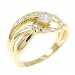 K18YG ダイヤモンド リング 0.20CT