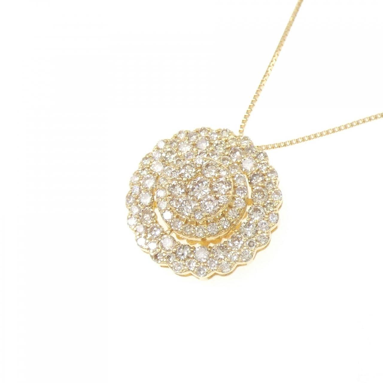 K18YG ダイヤモンド ネックレス 1.00CT